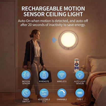 Plafonnier LED sans fil LUOR