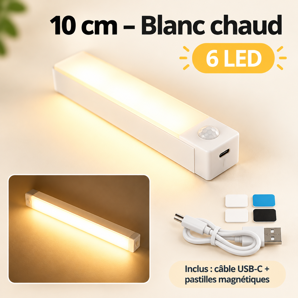10 cm – Blanc chaud
