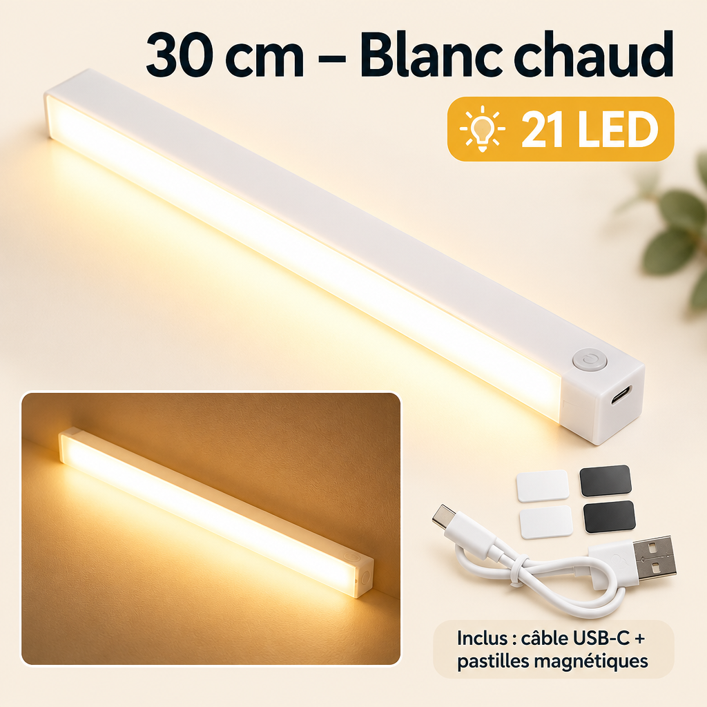 30 cm – Blanc chaud