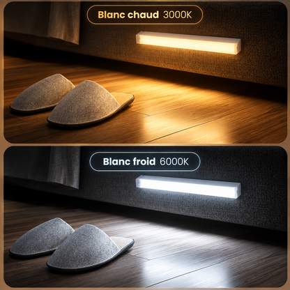 Blanc chaud 3000K ou blanc froid 6000K