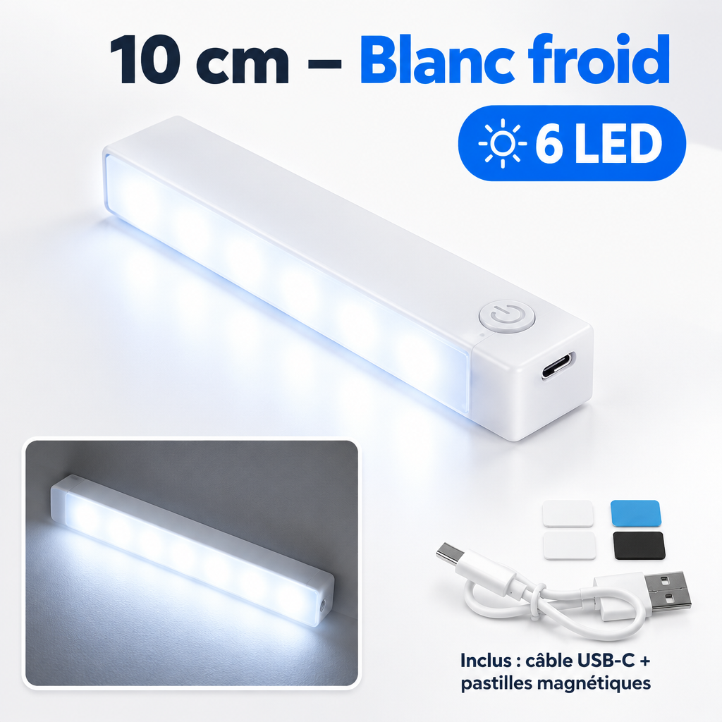 10 cm – Blanc froid